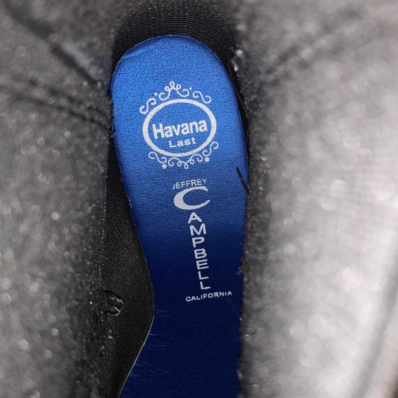 Jeffrey Campbell Rubber Chelsea Rain Booties Black - Picture 3 of 4